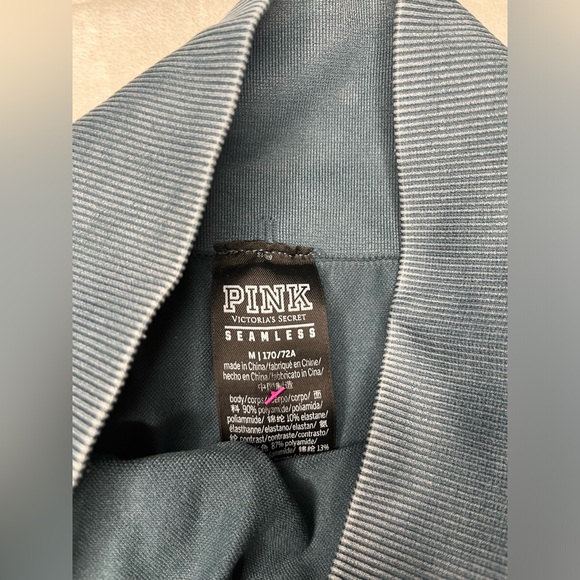 PINK Seamless High-waisted Leggings in Blue Wash - Picture 6 of 6